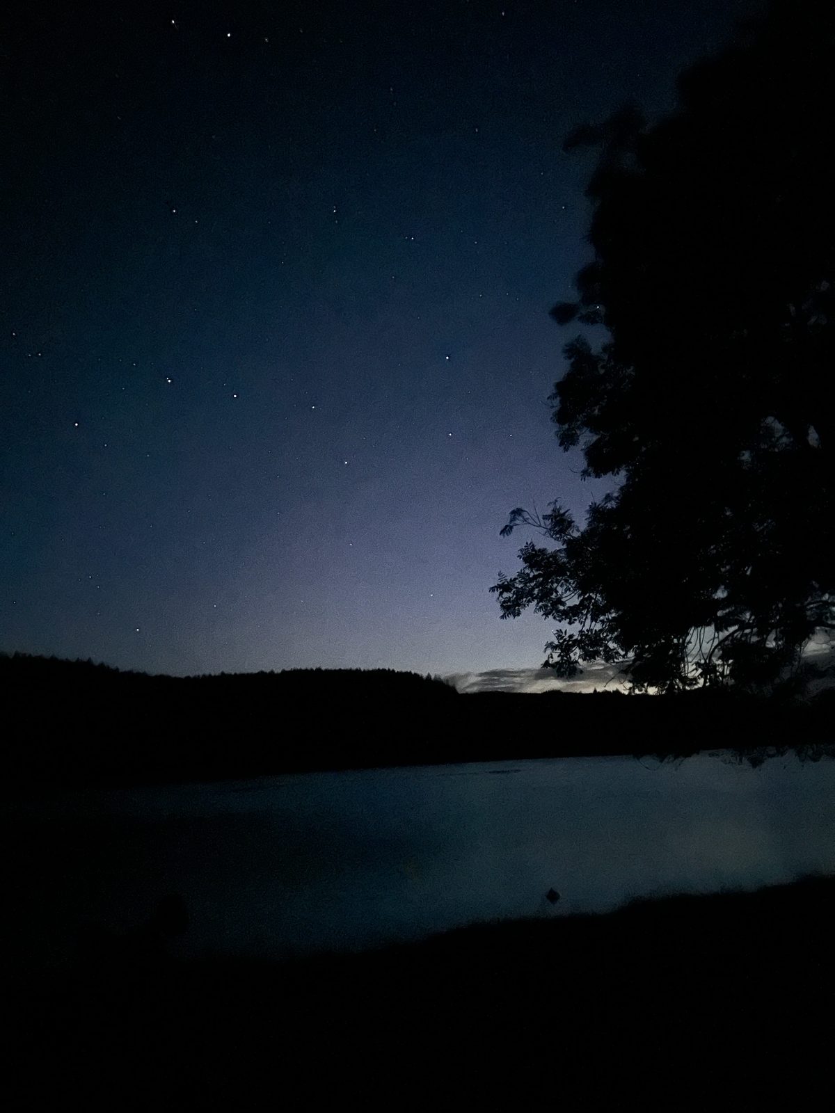 No light pollution, the heavens on full display. We guessed it was about 11pm. It was 3:30am