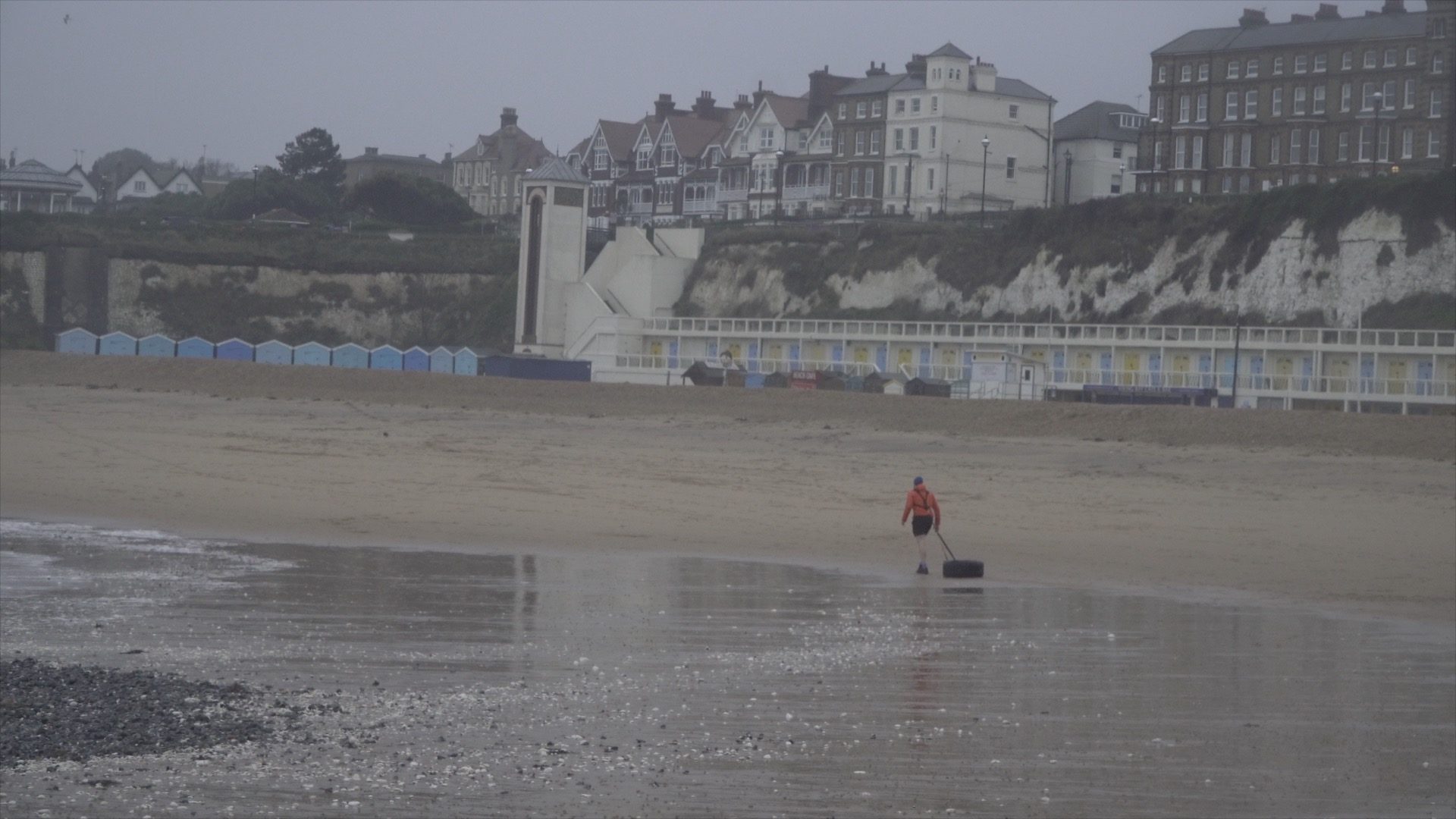Training on the beach at Broadstairs